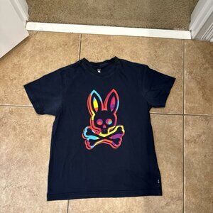 Vintage Psychobunny Skull Logo T-shirt